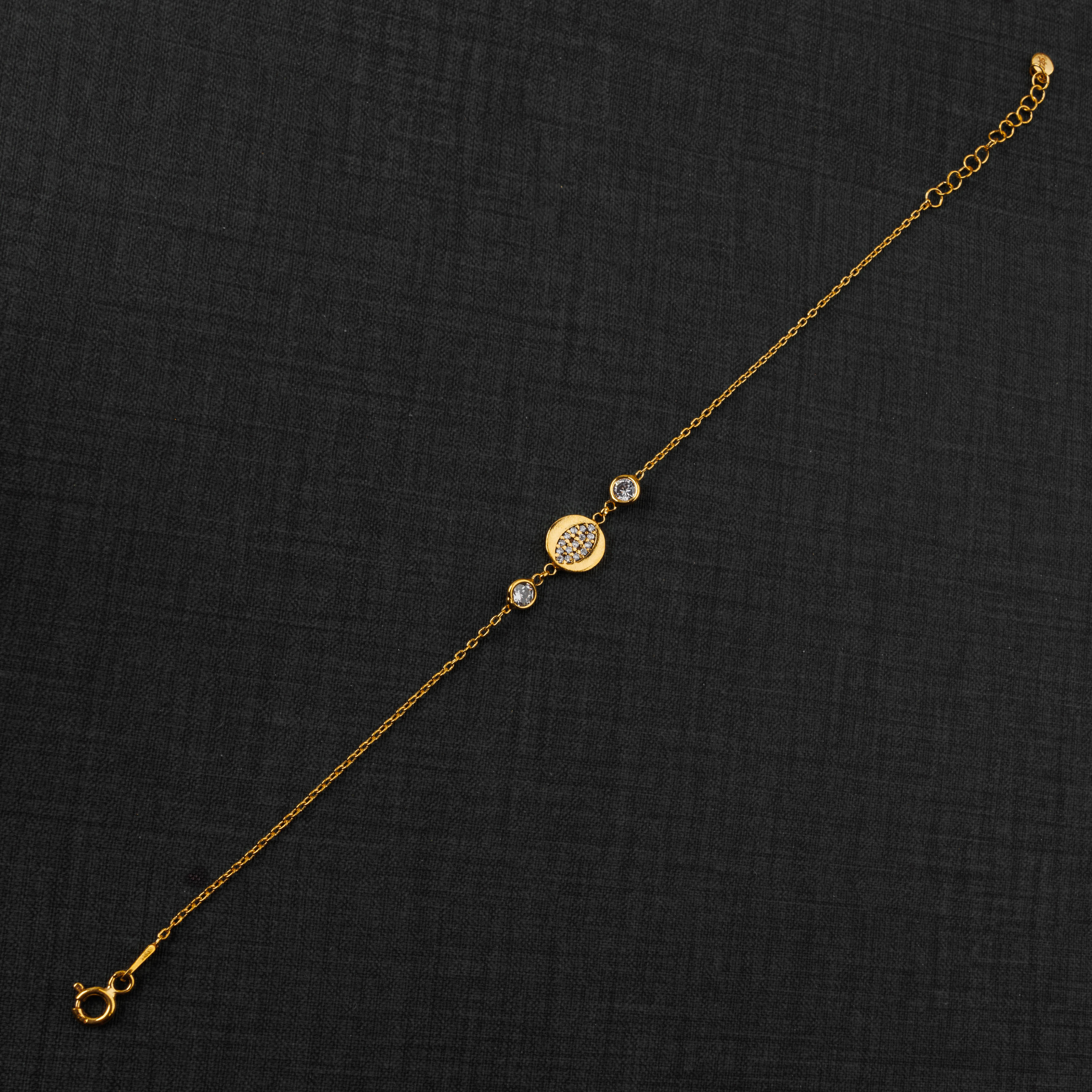 سوار الزركون (D3) - Silver 925 و Gold Plated