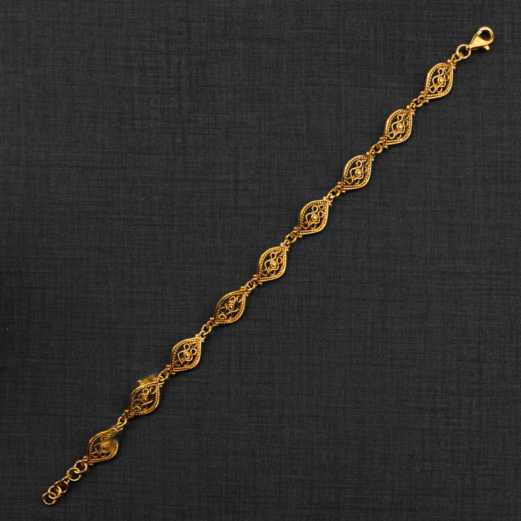 Turkish Bracelet (D3) - Silver 925 & Gold Plated