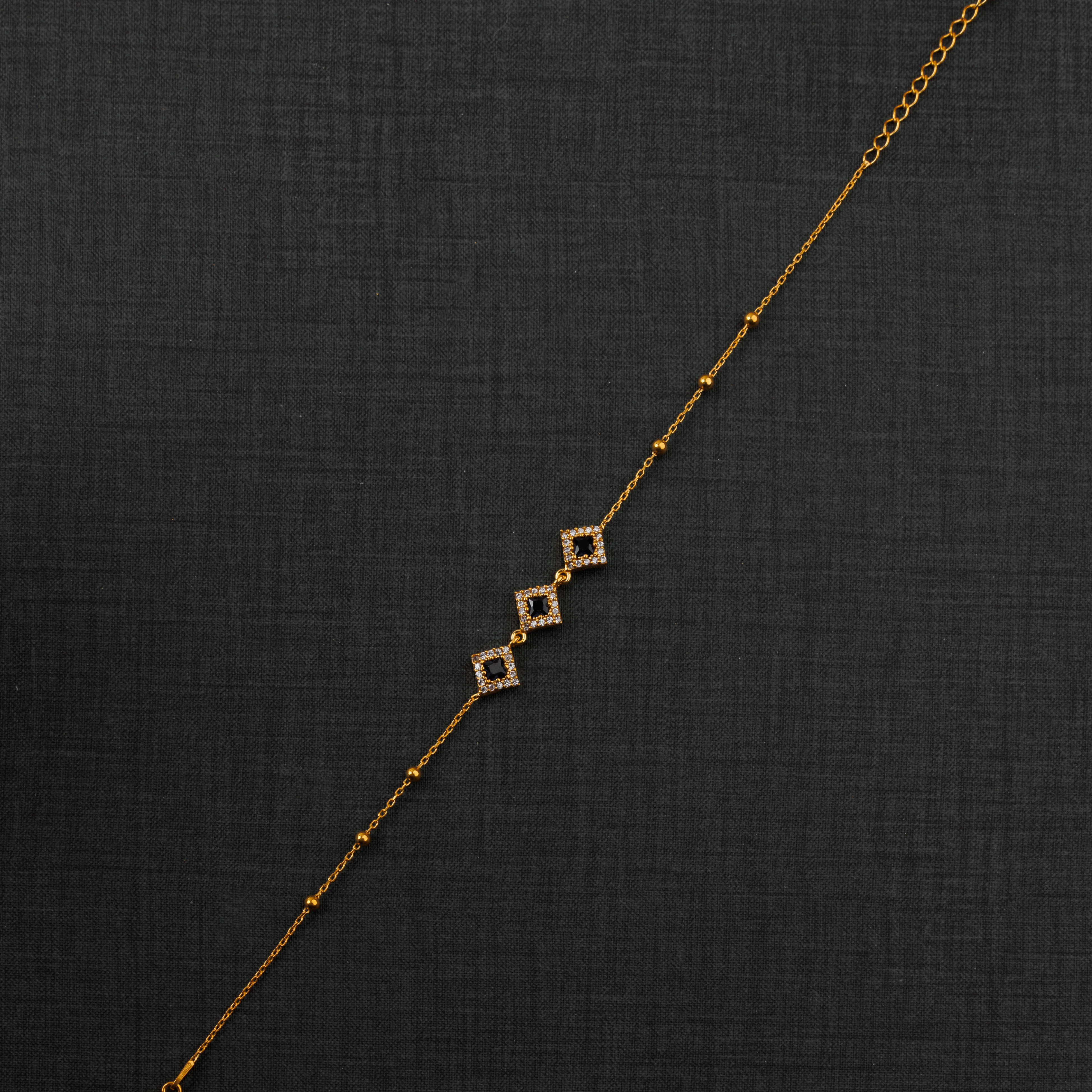 سوار الزركون (D12) - Silver 925 و Gold Plated