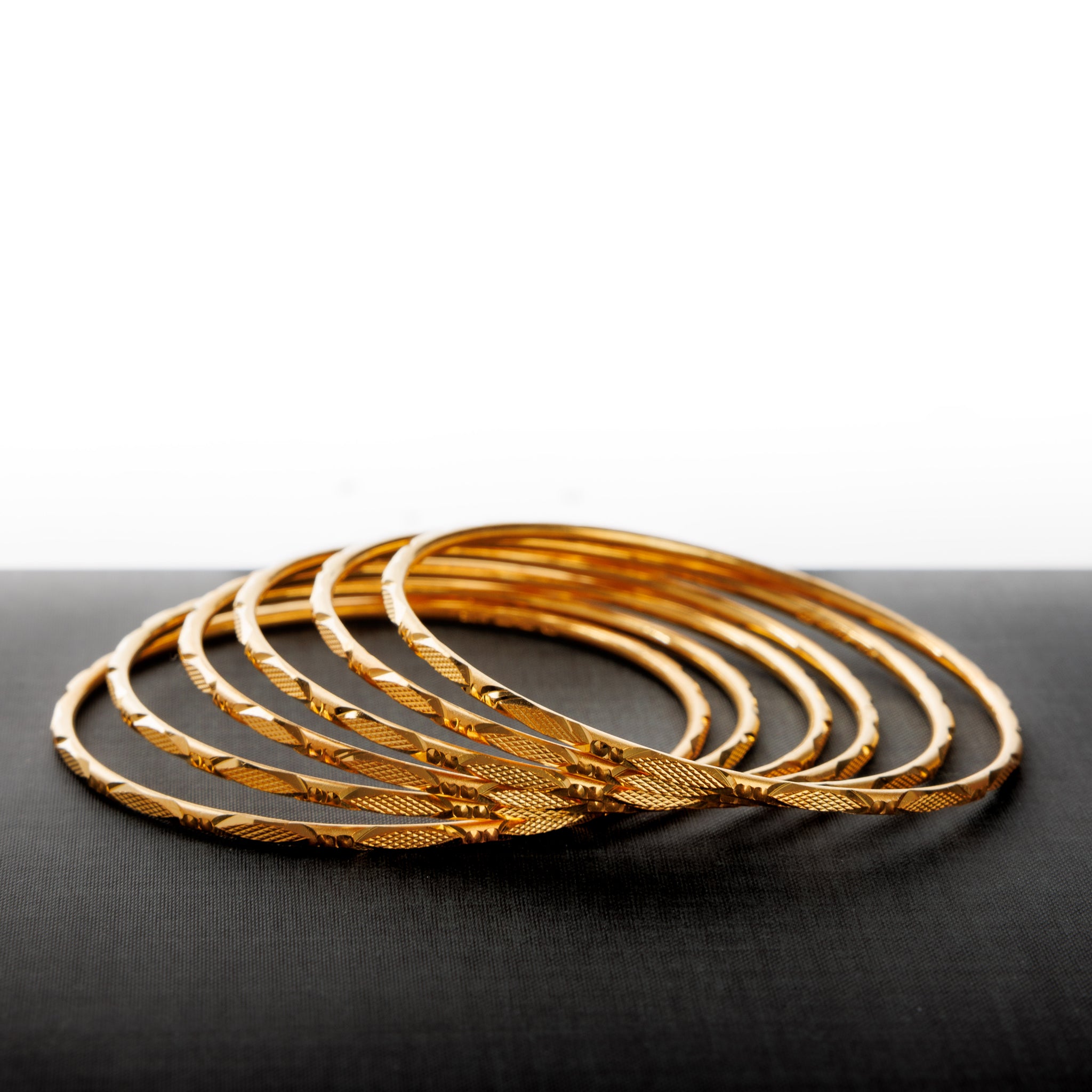 Adult's Bangles (D29-K) - Silver 925 & Gold Plated