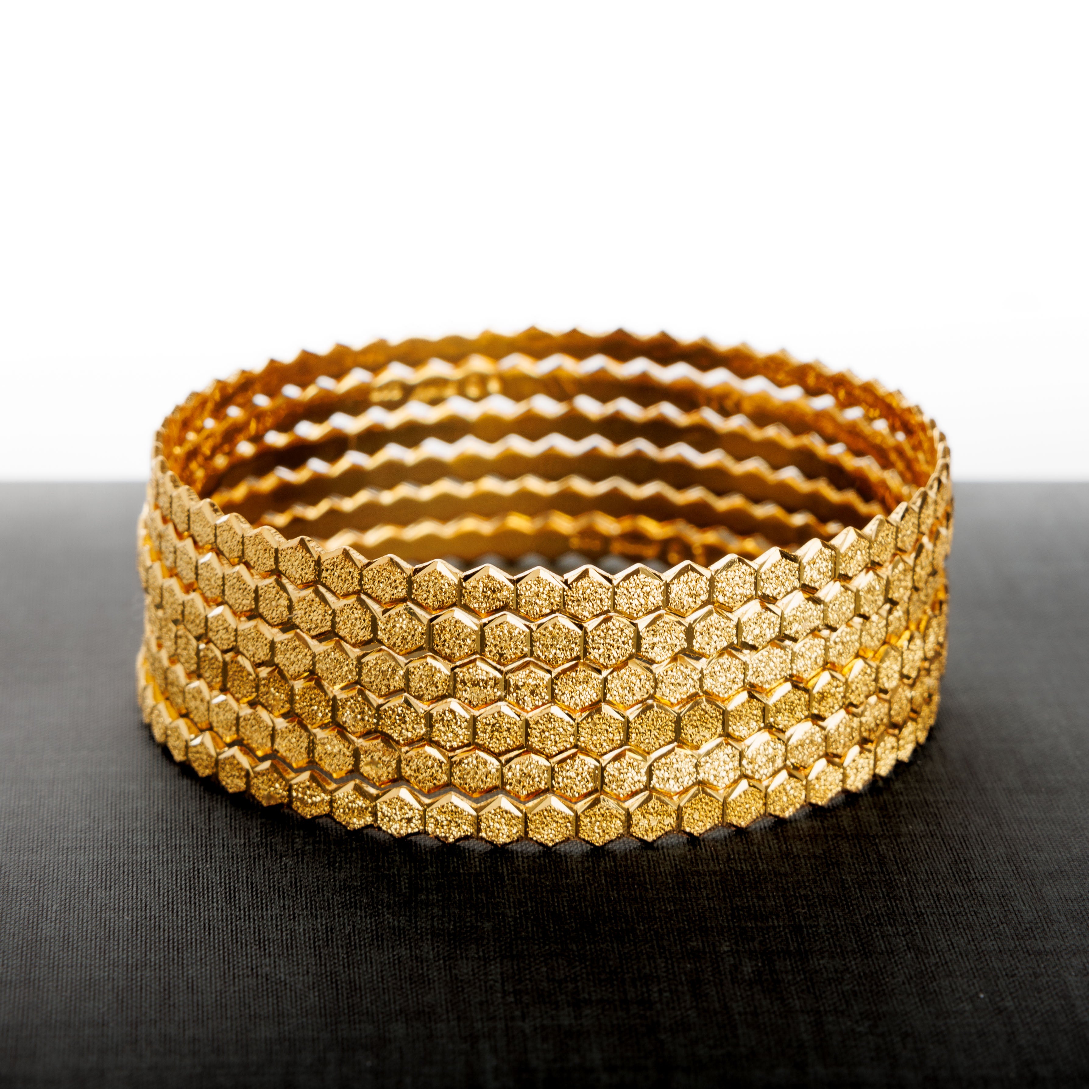 أساور البالغين (D26-D-K)-Silver 925 و Gold Plated