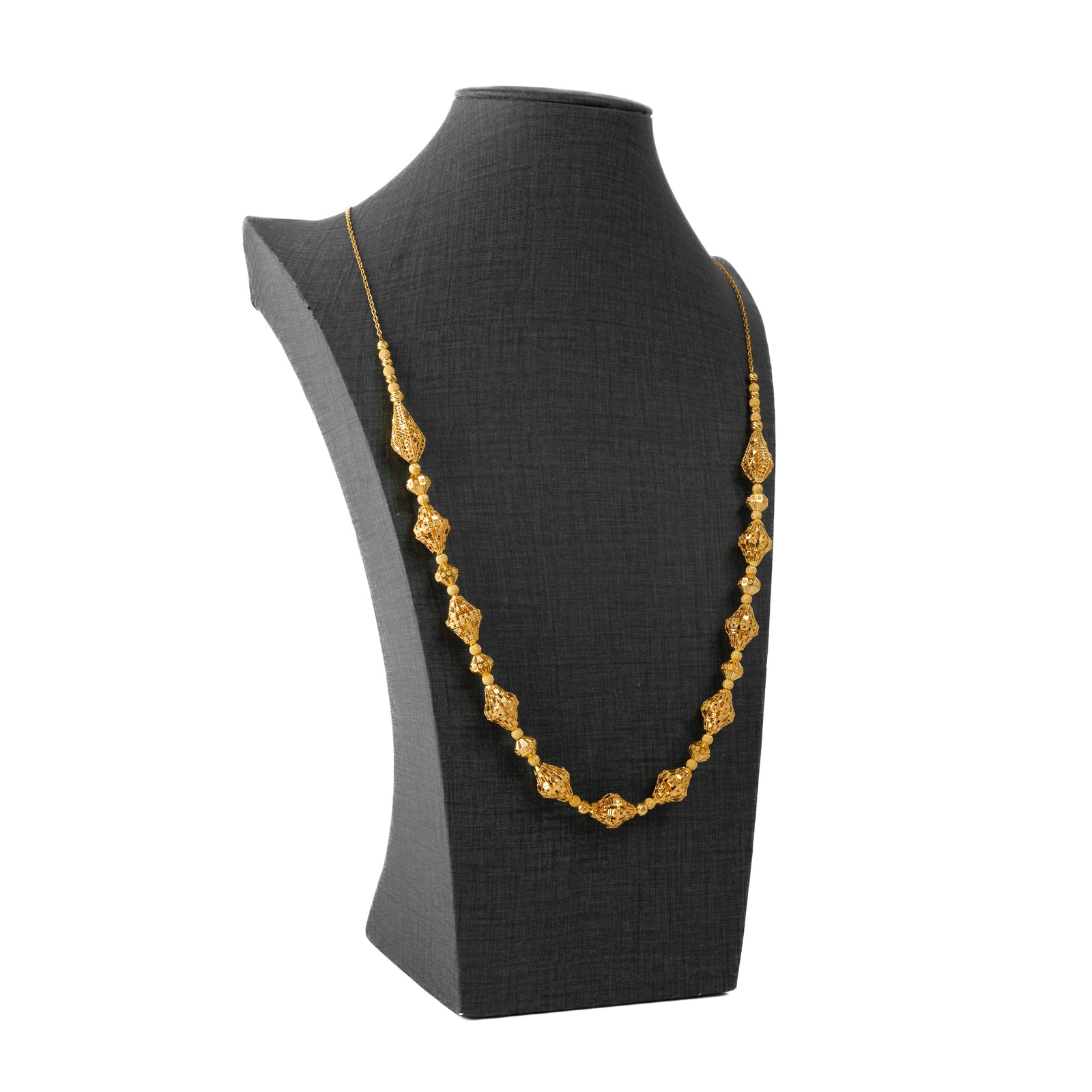 Full Beads Mala (D20)- Silver 925 & Gold Plated