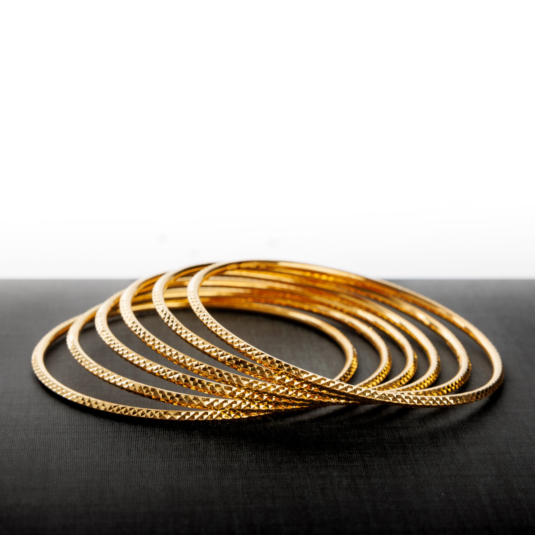 Adult's Bangles (D28-K) - Silver 925 & Gold Plated