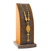 Kid's Beads Mala (D16) - 925 Silver & 24K Gold Plated