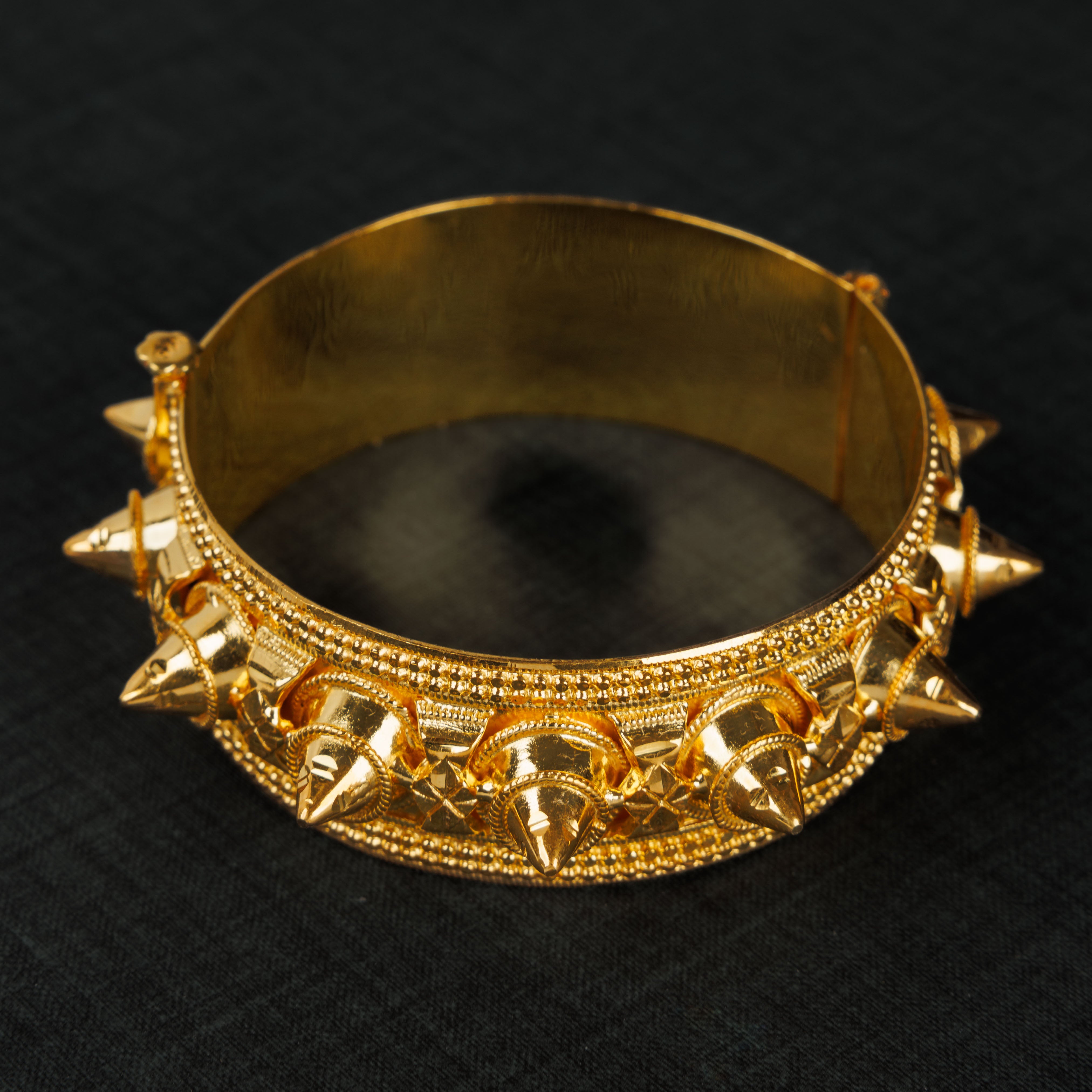 Mushawak Bangle (D55) - Silver 925 & Gold Plated