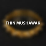 Thin Mushawak Bangle (V2) -  Silver 925 & Gold Plated