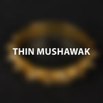 Thin Mushawak Bangle (V3) -  Silver 925 & Gold Plated