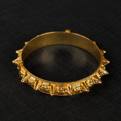 رقيقة Mushawak Bangle (D12) - Silver 925 و Gold Plated