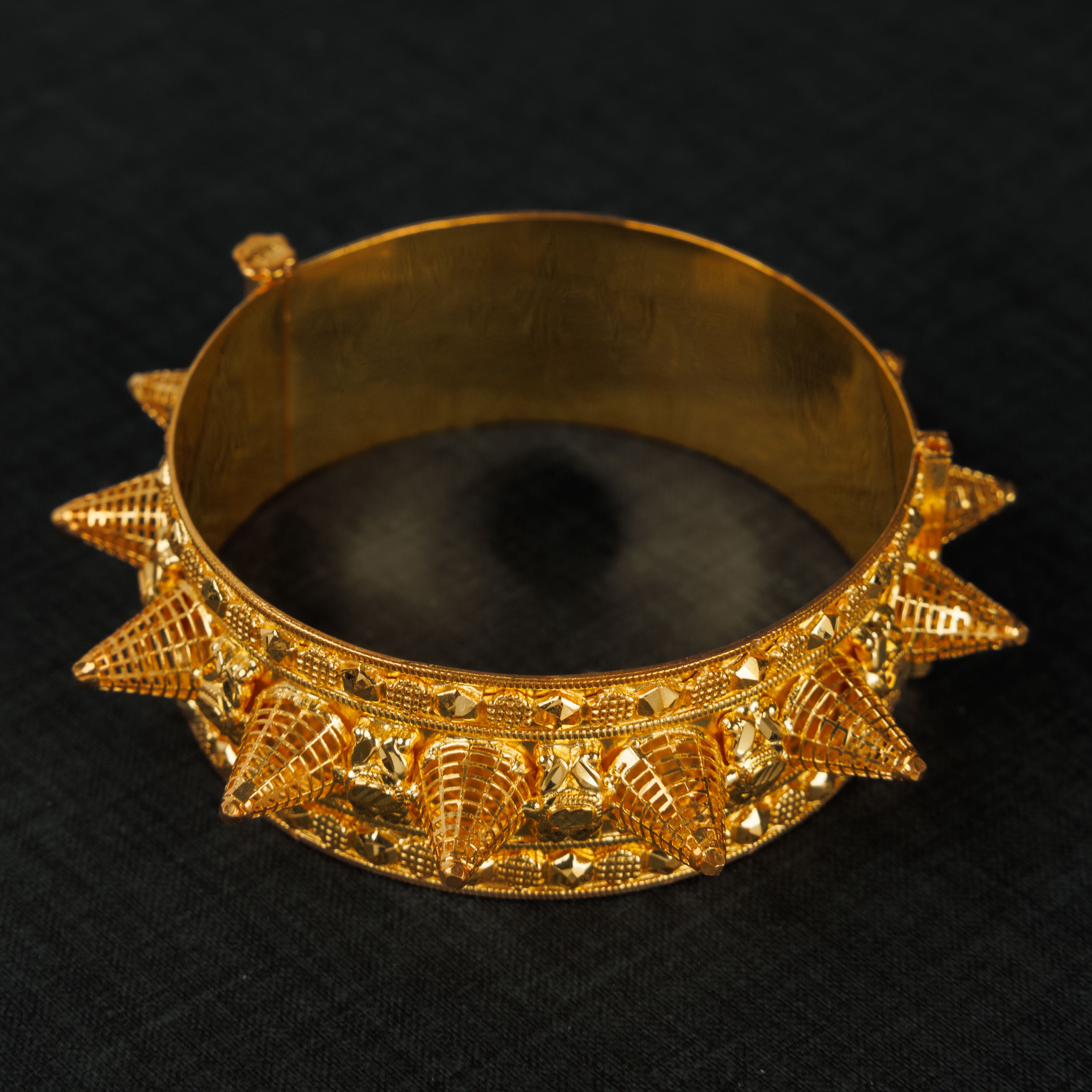 Mushawak Bangle (D51) - Silver 925 & Gold Plated