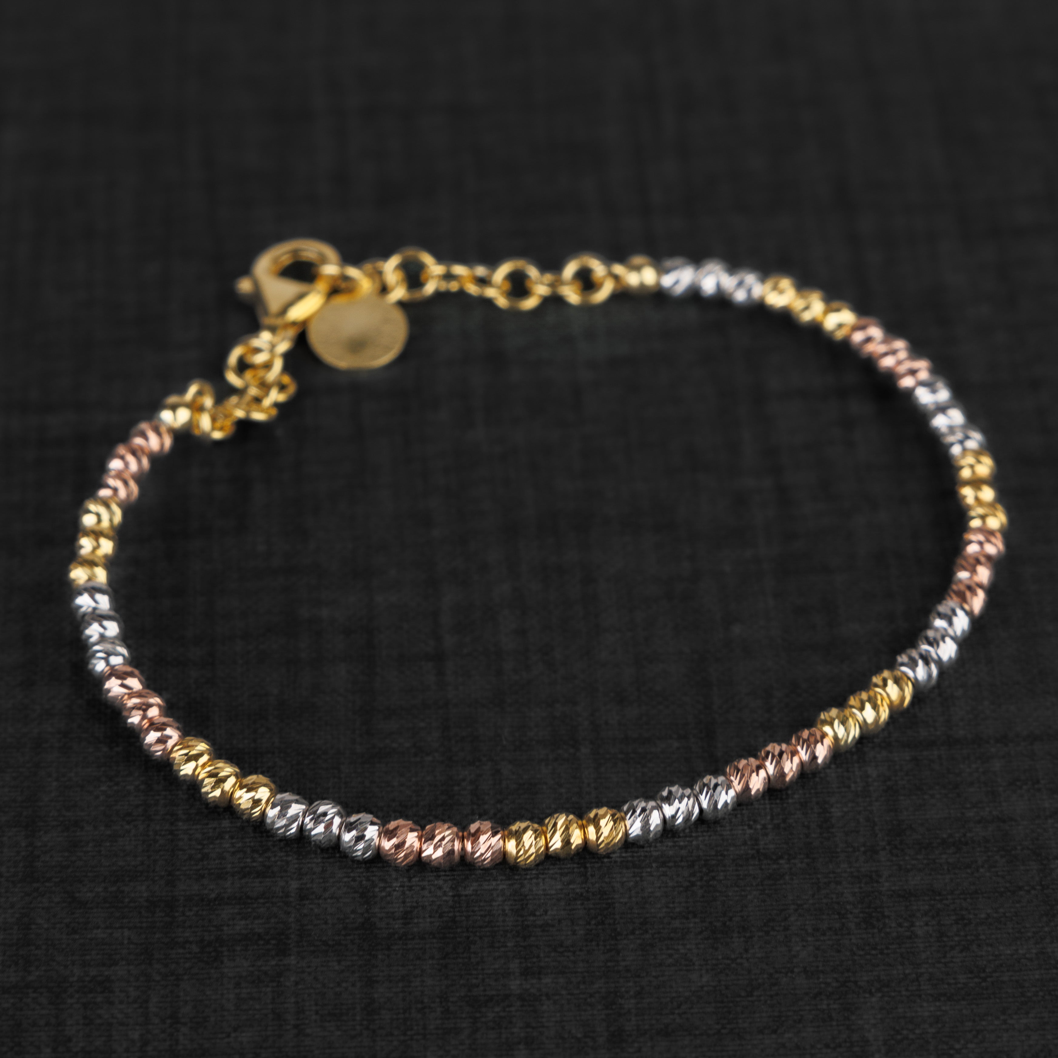 سوار الكفة متعدد الألوان (D23) - Silver 925 و Gold Plated