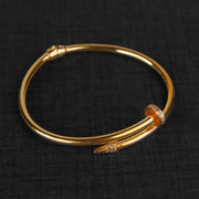 سوار الكفة متعدد الألوان (D13) - Silver 925 و Gold Plated