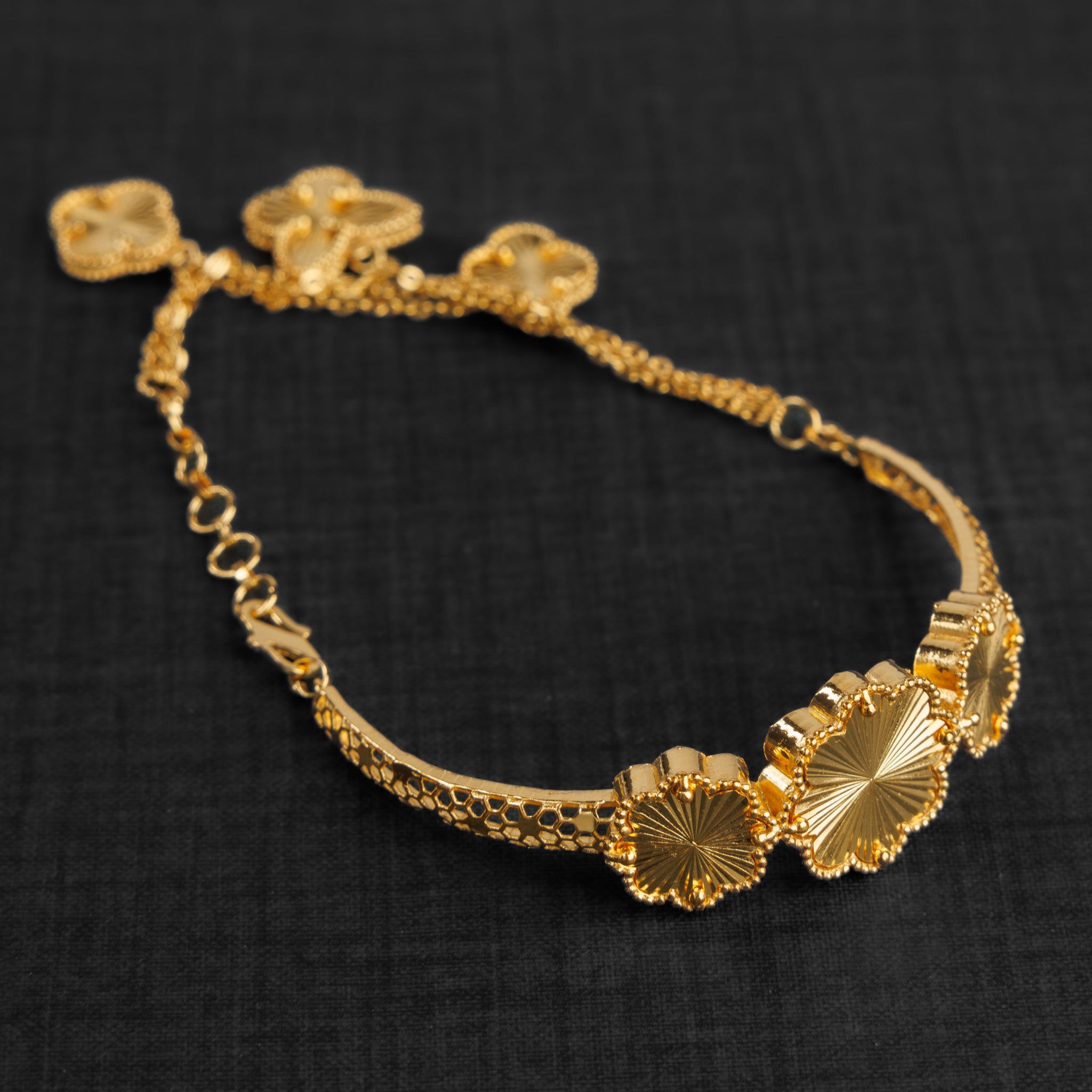 RP Half Bracelet (D3) - Silver 925 & Gold Plated