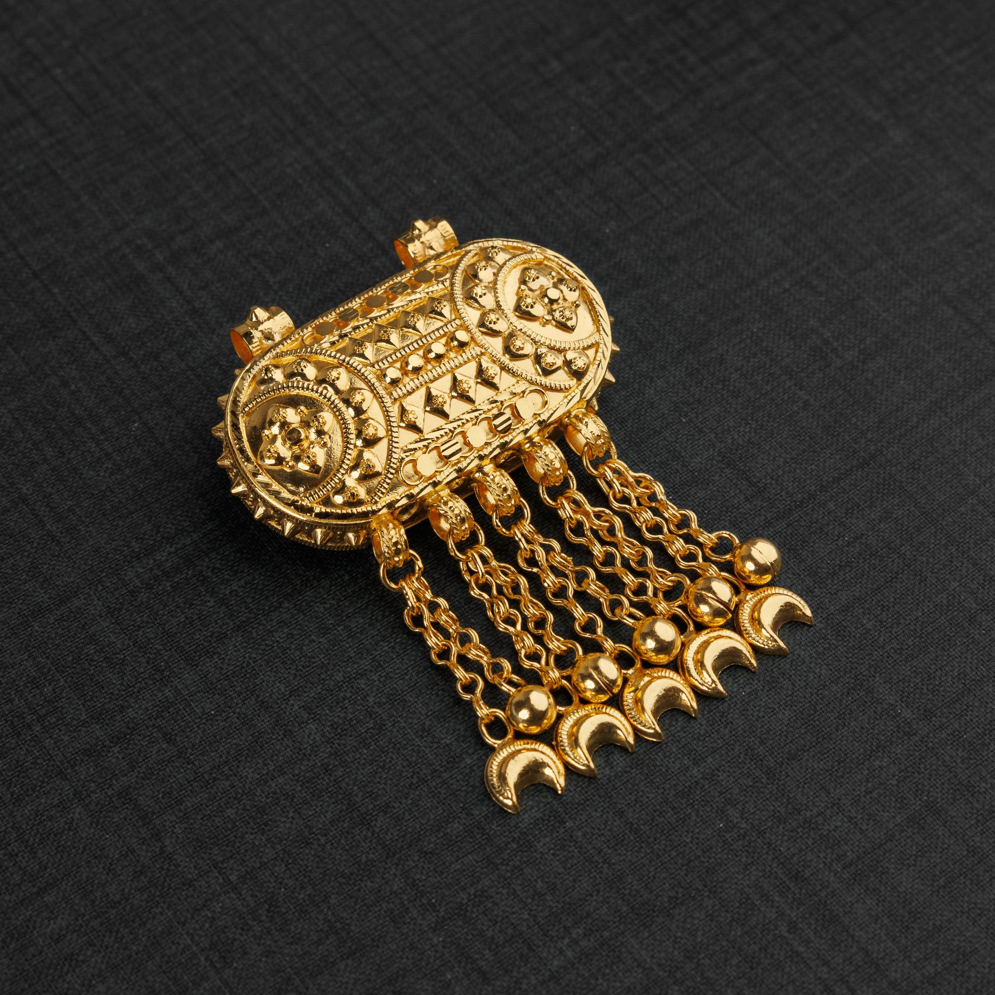 Traditional Hirz Pendant (D4) - Silver 925 & Gold Plated