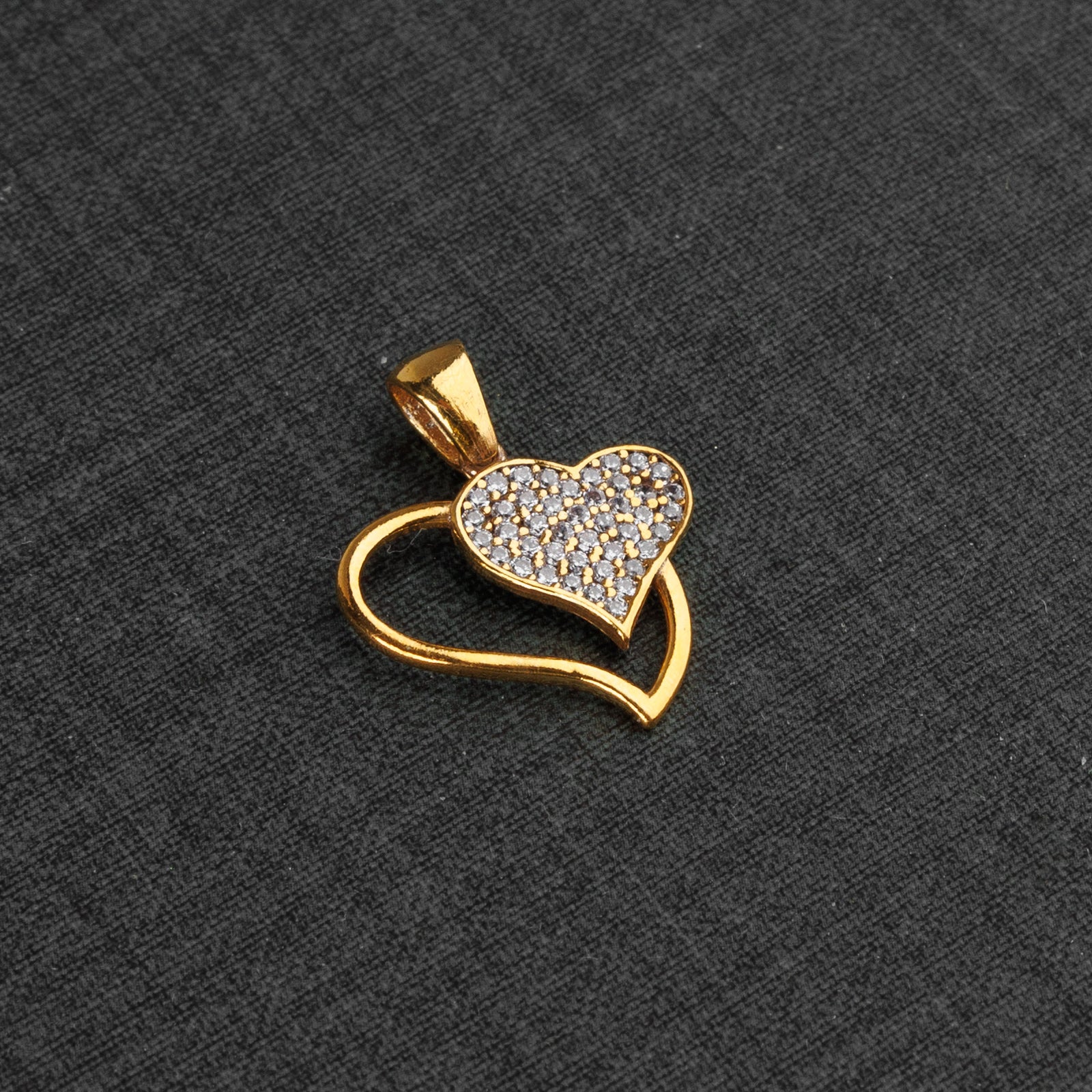 Zircon Kids Pendant (D1) - Silver 925 & Gold Plated