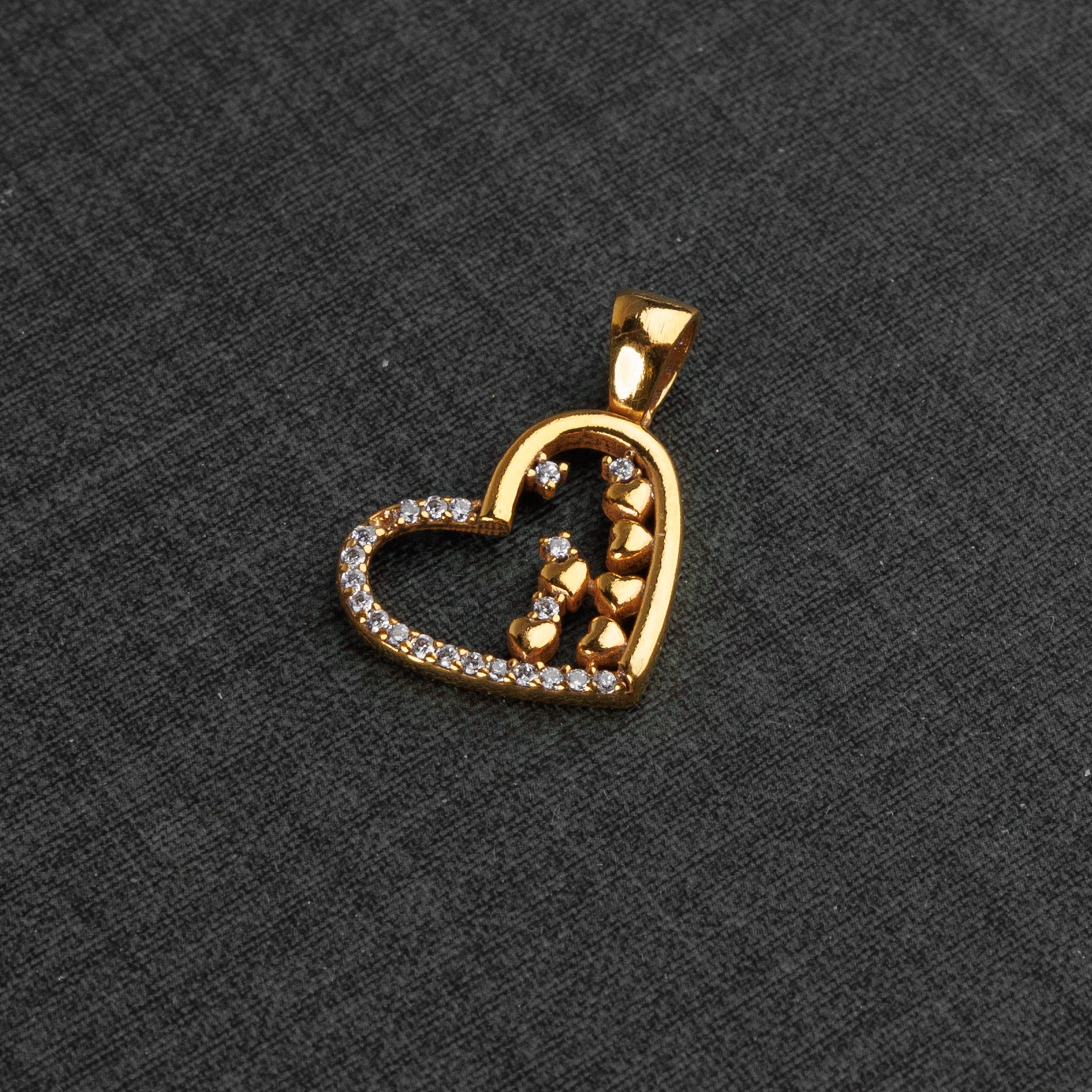 Zircon Kids Pendant (D2) - Silver 925 & Gold Plated