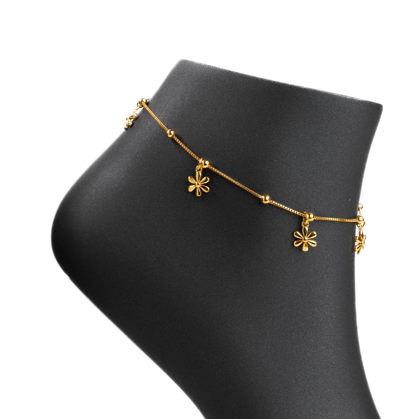 Anklet (D9) - Silver 925 & Gold Plated