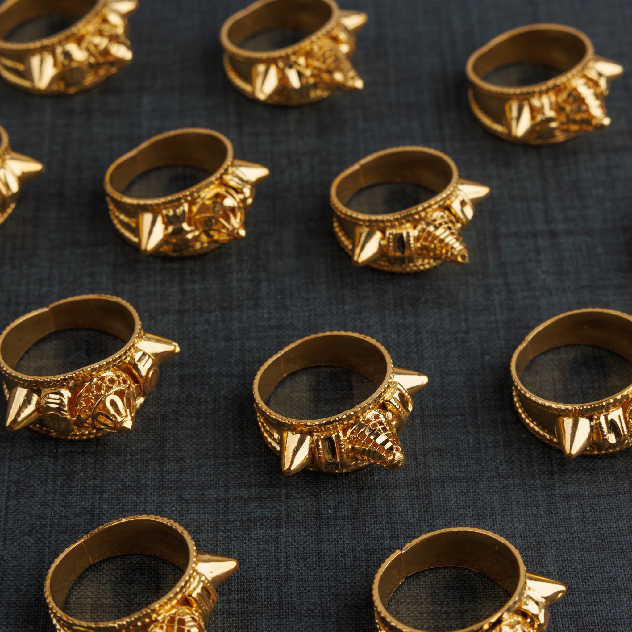 Mushawak Rings (V1)- Silver 925 & Gold Plated