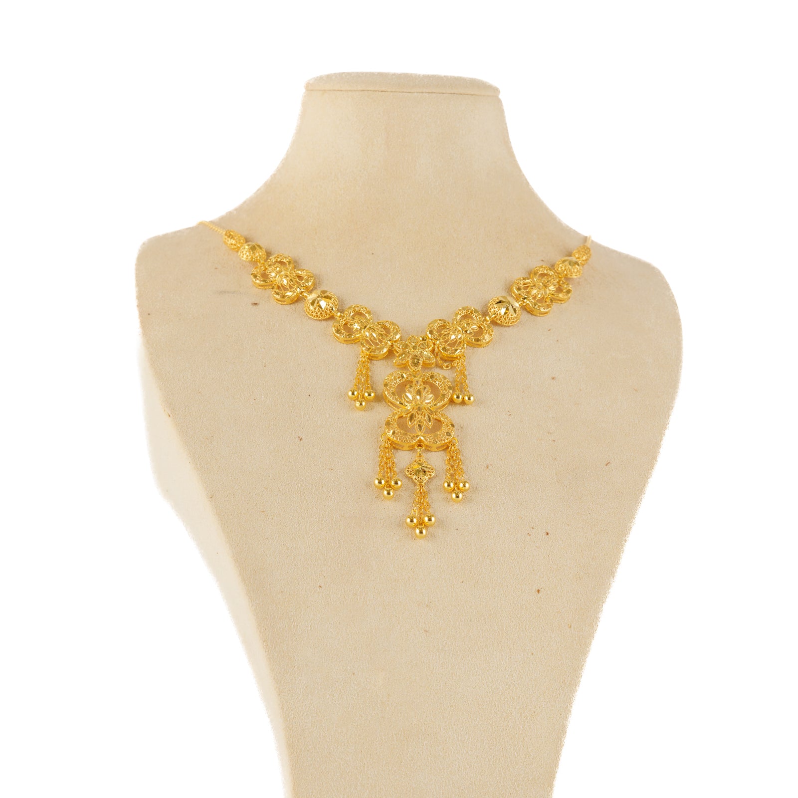 Casting Necklace (D19)- Silver 925 & Gold Plated