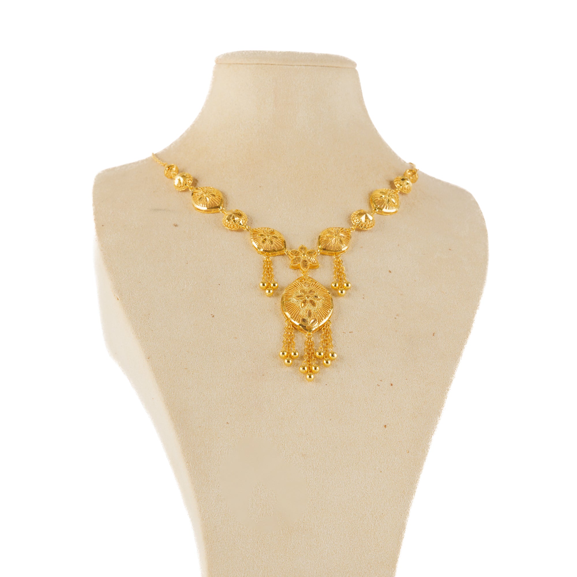 Casting Necklace (D17)- Silver 925 & Gold Plated