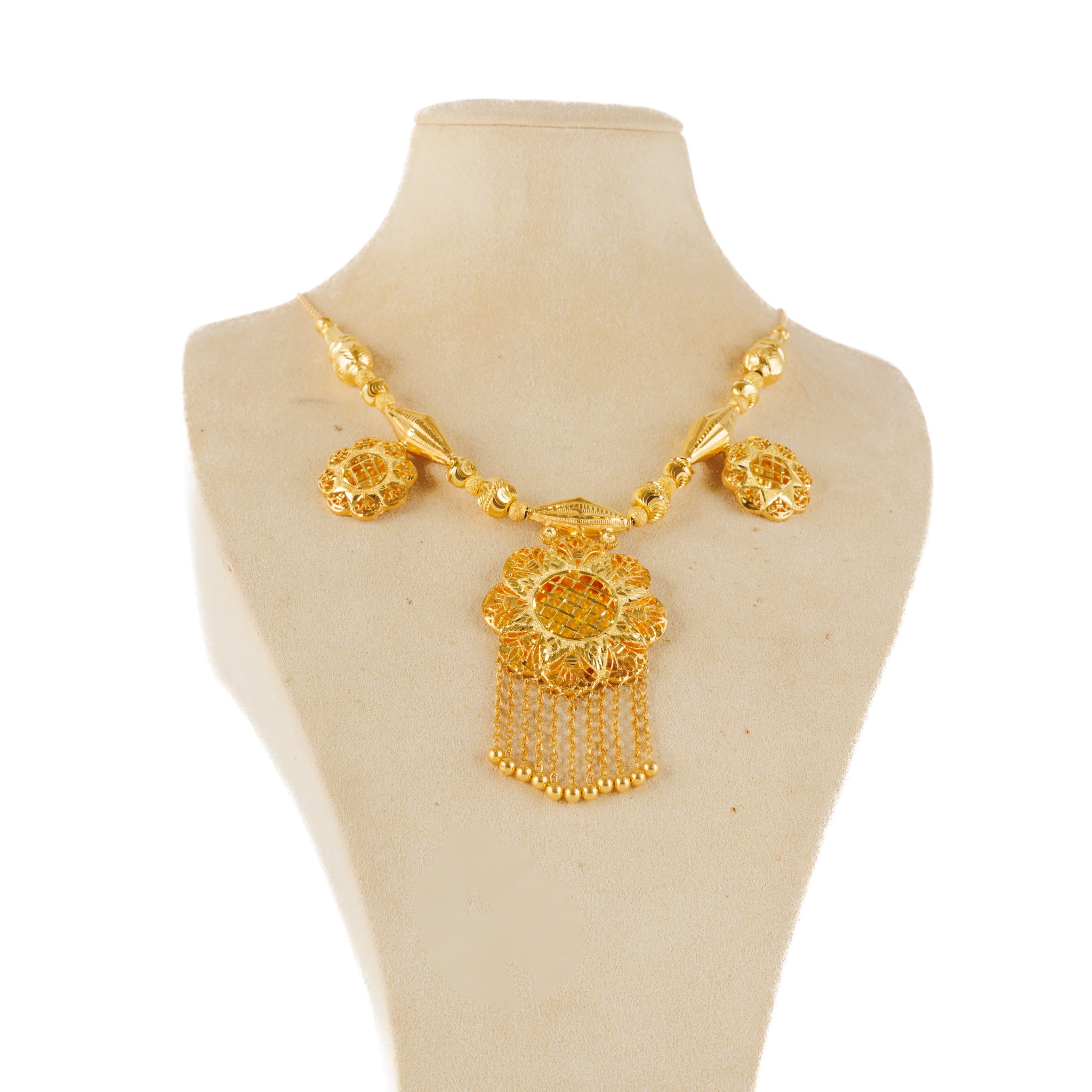 Traditional Necklace (D79)- Silver 925 & Gold Plated