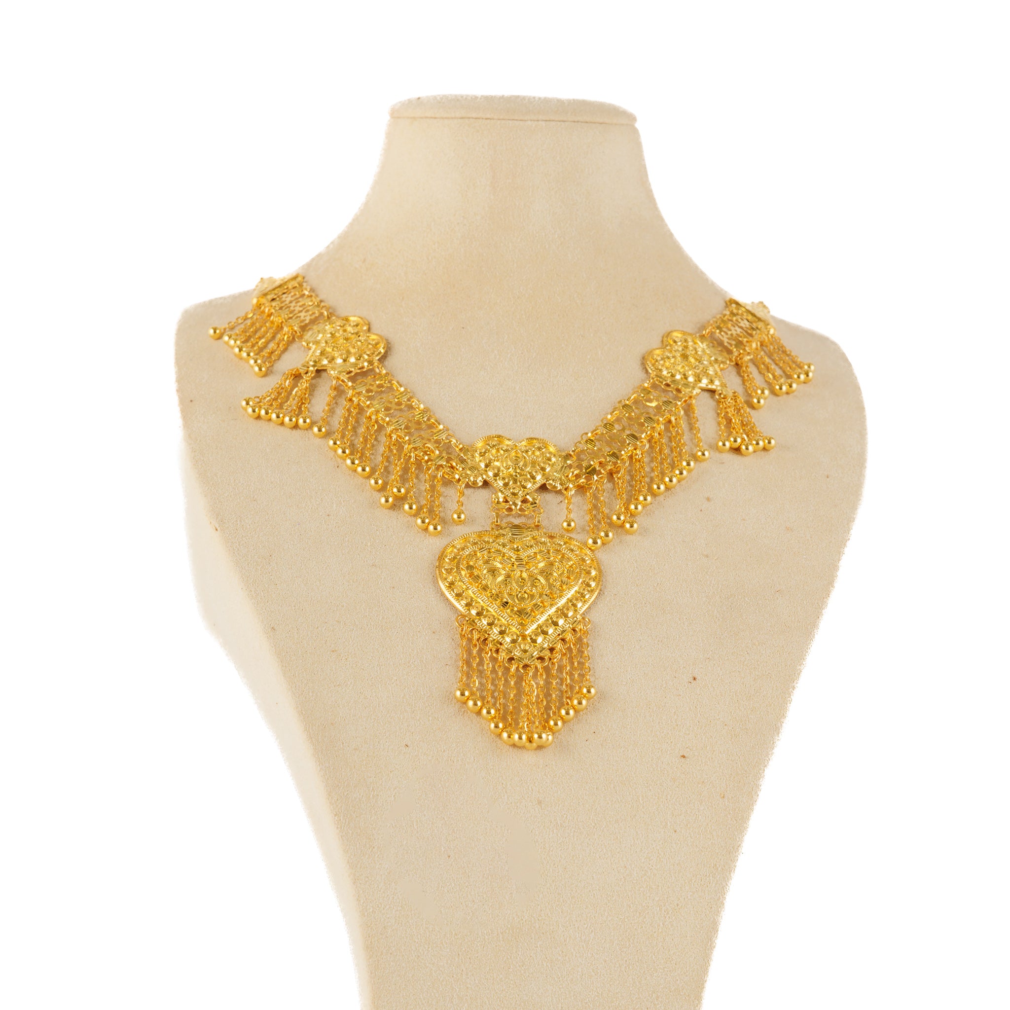 Traditional Necklace (D86)- Silver 925 & Gold Plated