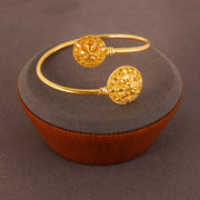 Traditional Free Size  Kara (D5)  - Silver 925 & Gold Plated