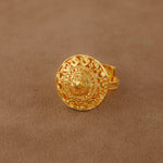 Traditional Ring (148) - Silver 925 & Gold Plated