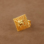Traditional Ring (D96) - Silver 925 & Gold Plated