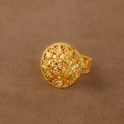 الخاتم التقليدي (D93) - Silver 925 و Gold Plated
