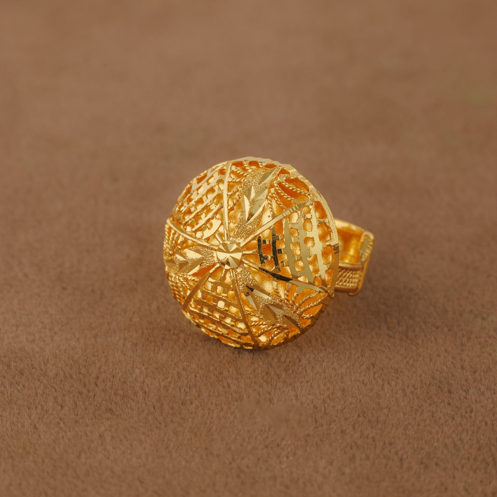 Traditional Ring (D95) - Silver 925 & Gold Plated