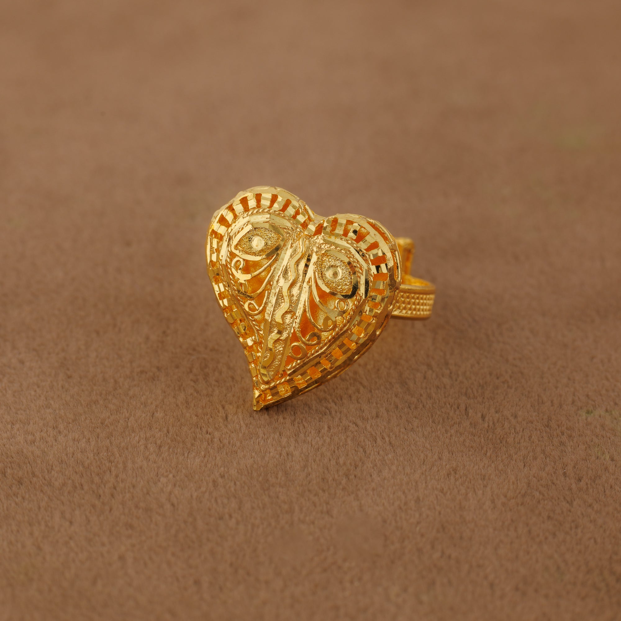 Traditional Ring (D83) - Silver 925 & Gold Plated