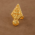 Traditional Ring (134) - Silver 925 & Gold Plated