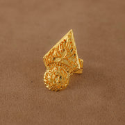 RP Shawahid Ring (D14) - Silver 925 و Gold Plated