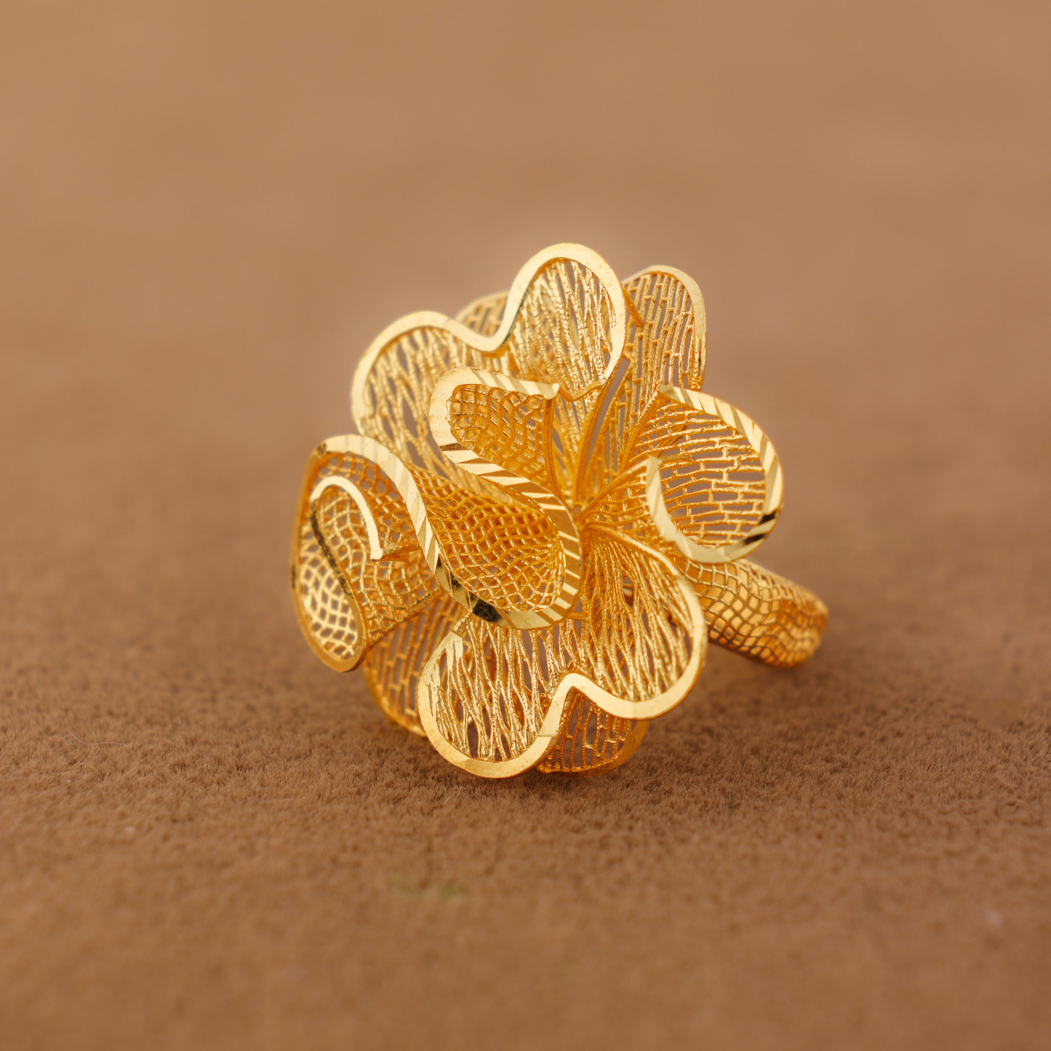 3D RP Rings (D356) - Silver 925 & Gold Plated