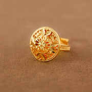 الخاتم التقليدي (D100) - Silver 925 و Gold Plated