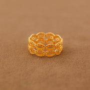 سوار RP/دبلا (D51) - فضة عيار 925 ومطلي بالذهب