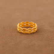 RP Band/Dabla (D69) - 925 Silver & 24K Gold Plated