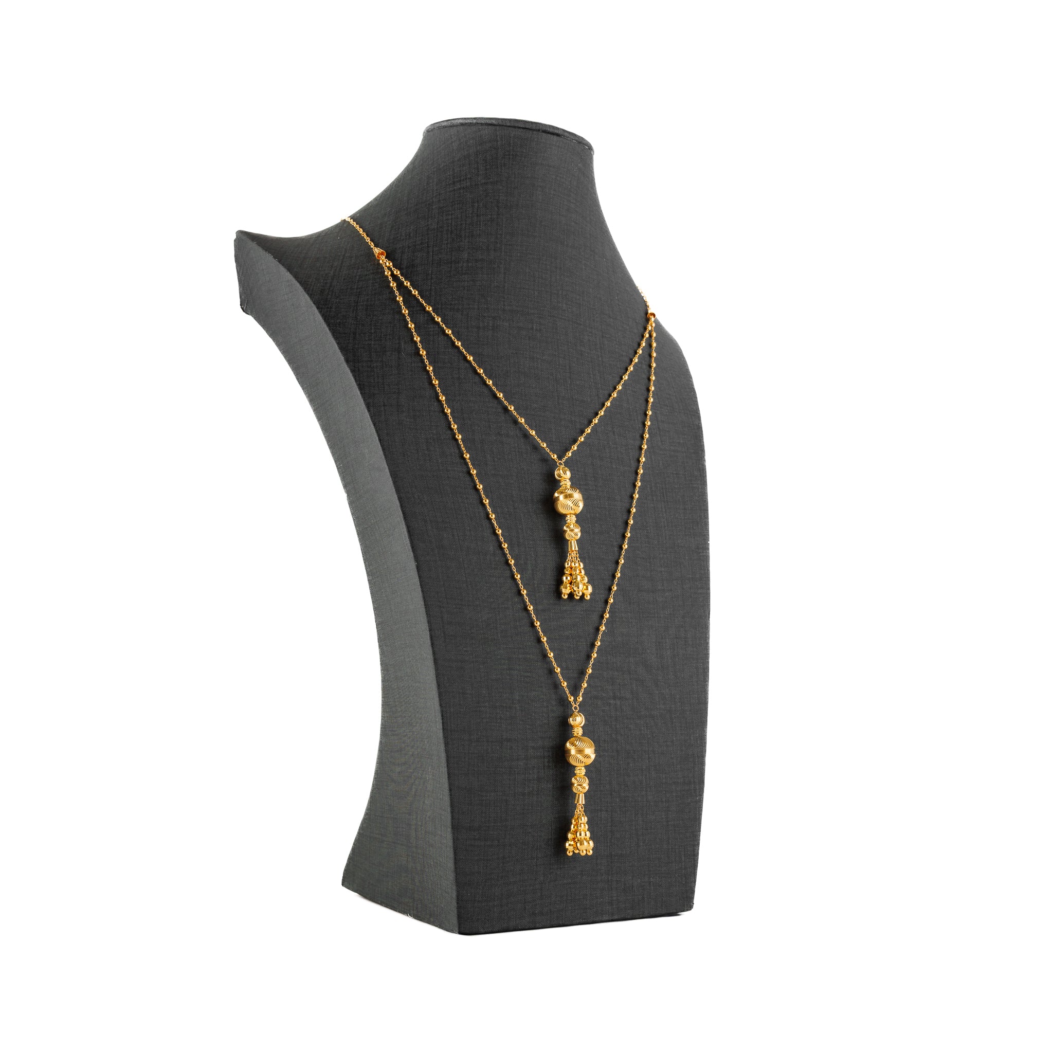 2 Line RP Beads Mala (D11) - Silver 925 & Gold Plated