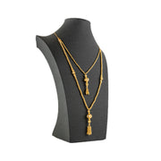 2 Line RP Beads Mala (D4) - 925 Silver & 24K Gold Plated