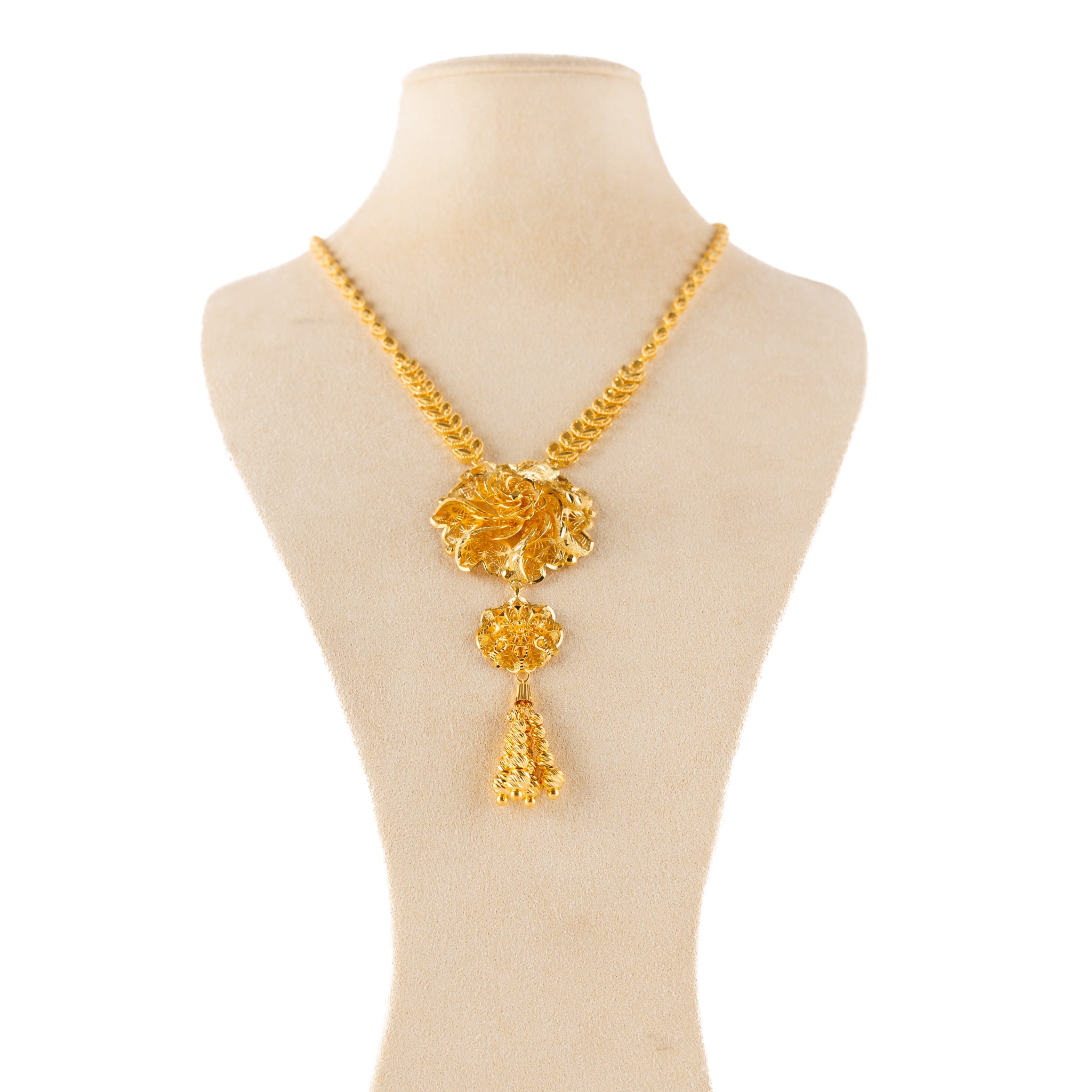 RP Necklace (D5)- Silver 925 & Gold Plated