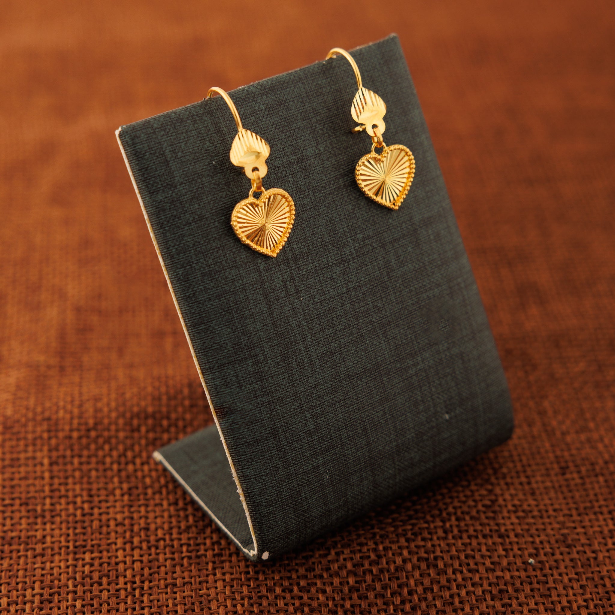 Heart Earrings (V3) - Silver 925 & Gold Plated