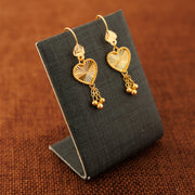 Heart Earrings (V3) - Silver 925 & Gold Plated