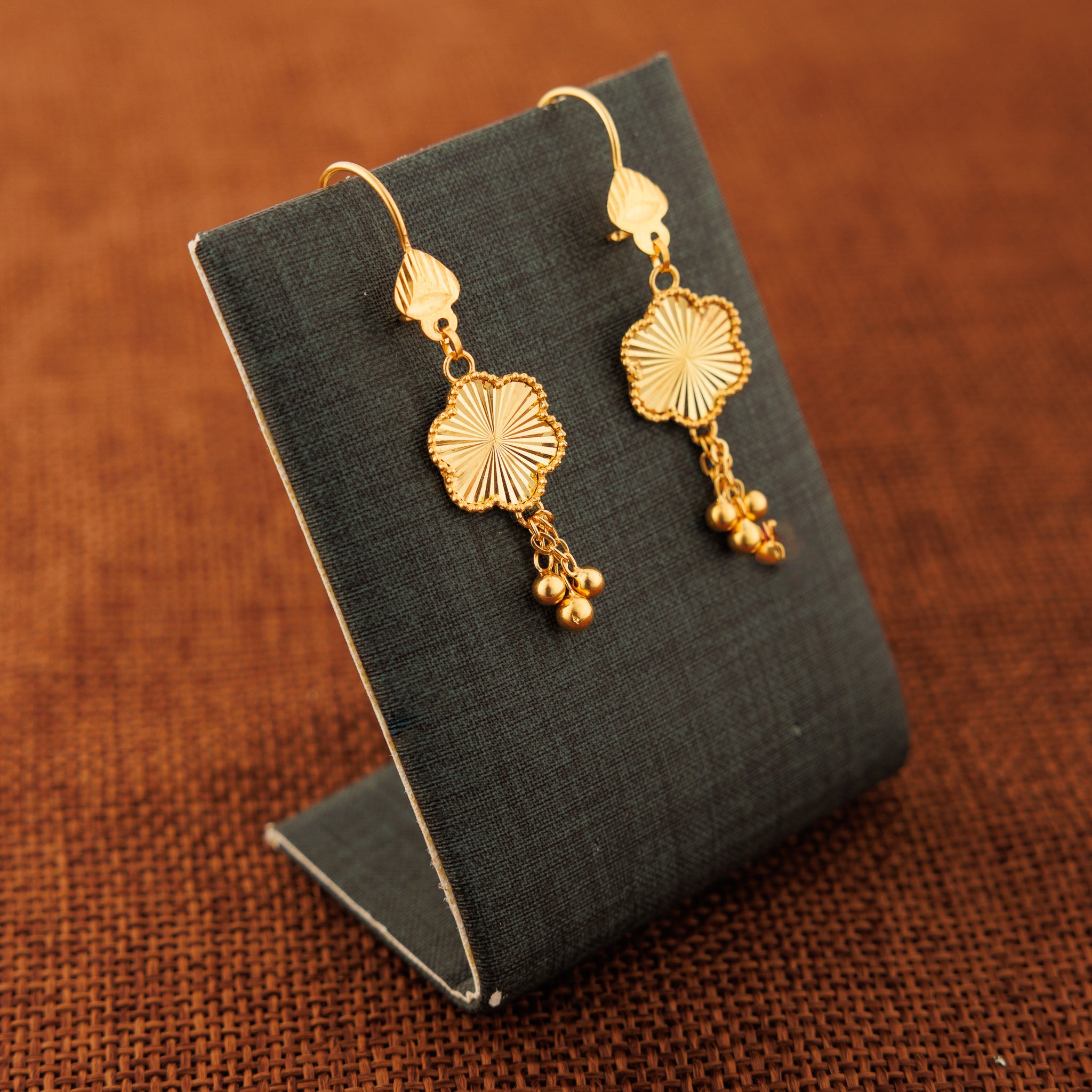 Flower Earrings (V4) - Silver 925 & Gold Plated