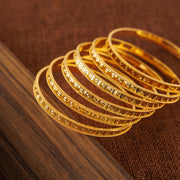 Adult's Bangles (D69-NF) - Silver 925 & Gold Plated
