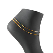 Anklet (D27) - Silver 925 & Gold Plated