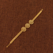 سوار RP 3 قطعة مع ورقة (D1) - Silver 925 و Gold Plated