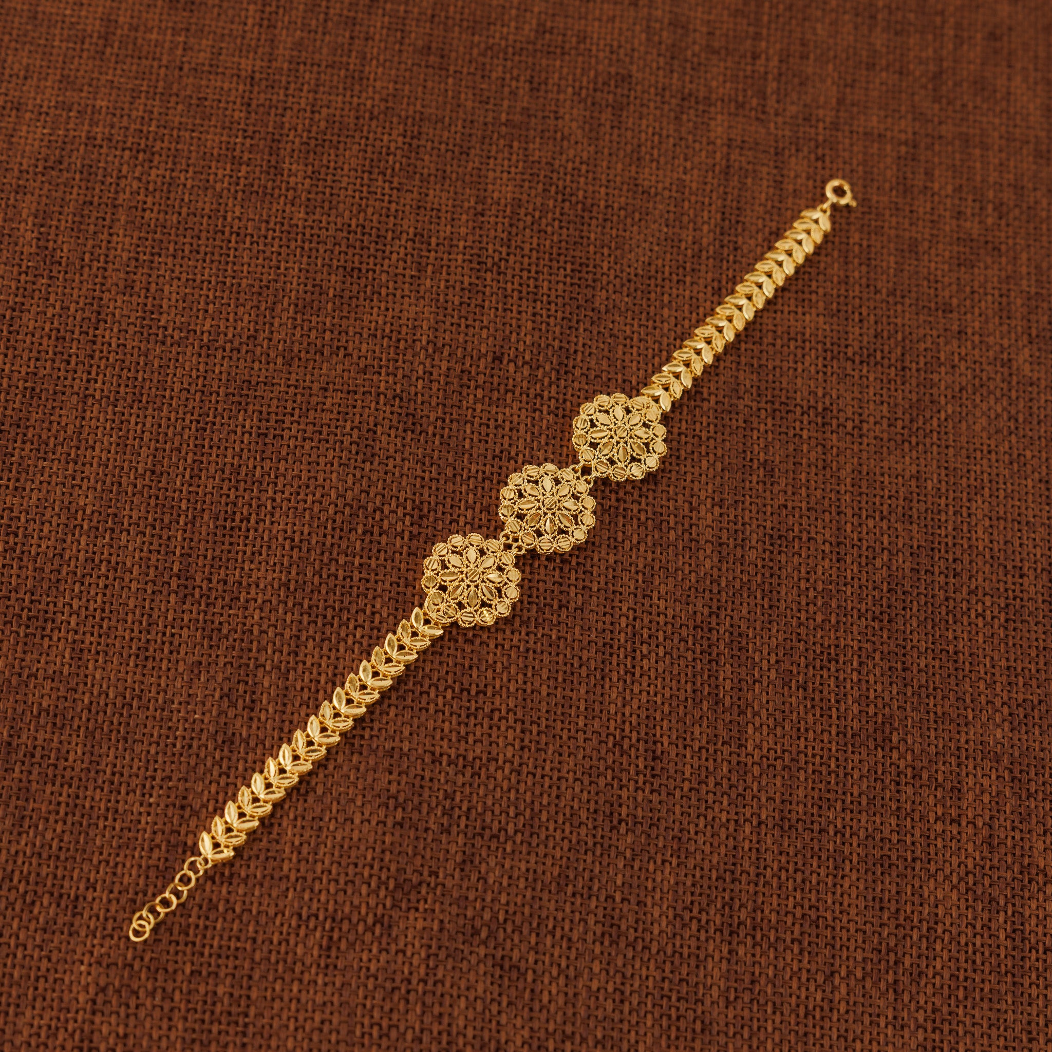 سوار RP 3 قطعة مع ورقة (D1) - Silver 925 و Gold Plated