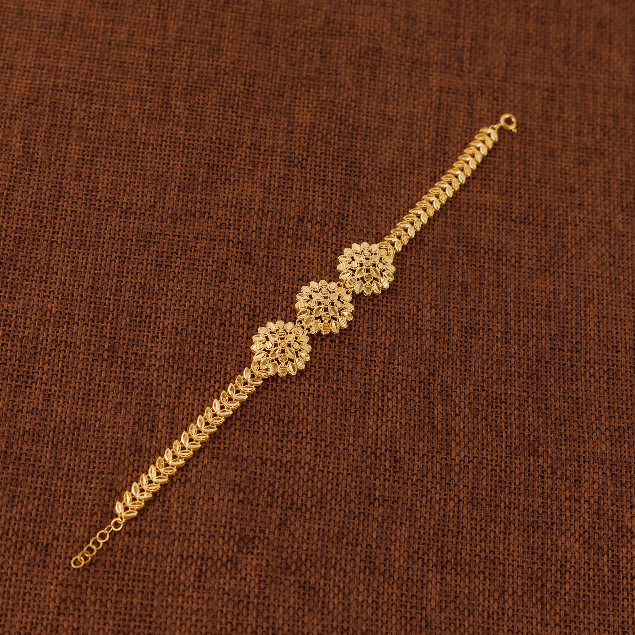 سوار RP 3 قطعة مع ورقة (D5) - Silver 925 و Gold Plated