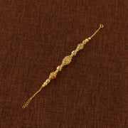 سوار خرز وكُرات RP (D92) - فضة 925 مطلية بالذهب