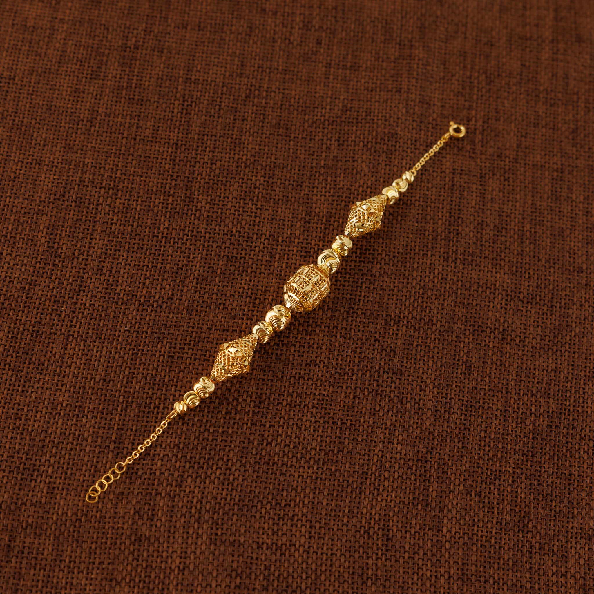 سوار خرز وكرة RP (D85) - فضة 925 ومطلي بالذهب
